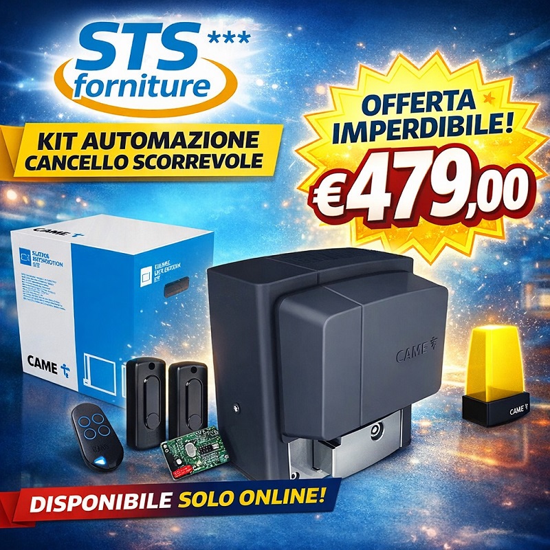 KIT Automazione Scorrevole Completo CAME BX 230V 800KG - immagine 2