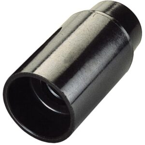 Portalampada E14 Liscio Nero