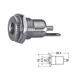 Spina Alimentazione da Pannello 2,5/5,5mm