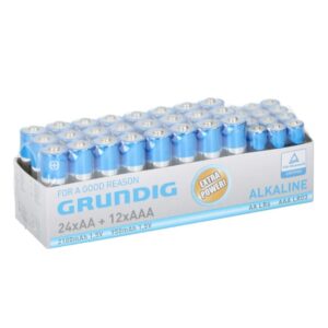 Kit 24 Pile AA + 12 Pile AAA Alkaline
