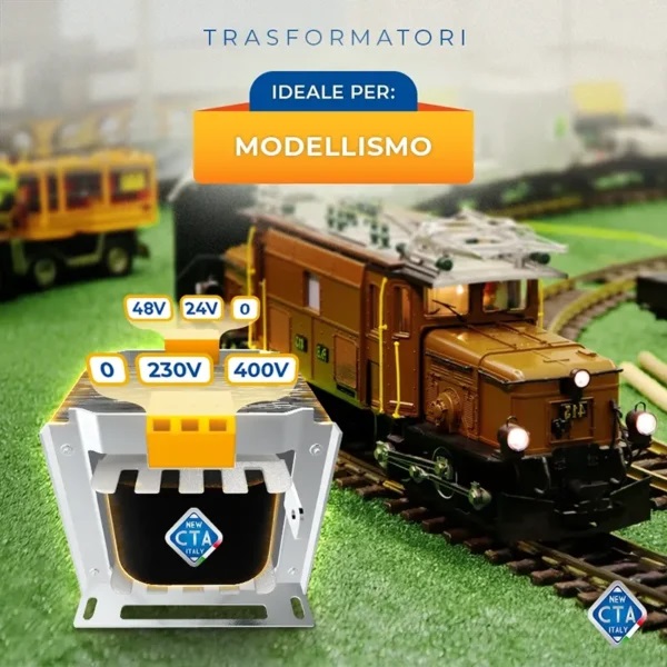 Trasformatore di Sicurezza 200VA 230/400V 0-24-48 - immagine 11