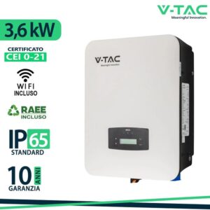 Inverter Fotovoltaico Afore 3.6kw single phase hybrid with ct and wifi