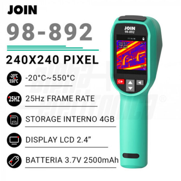 Termocamera portatile ad infrarossi con scheda di memoria - immagine 2
