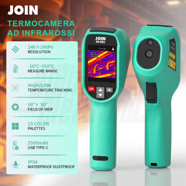 Termocamera portatile ad infrarossi con scheda di memoria - immagine 5