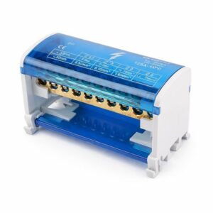 Morsettiera Distribuzione 2x125A 11 Fori 6 Moduli