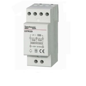 Trasformatore 12/24V 15VA 2 Moduli DIN