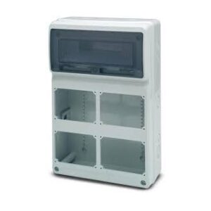 Quadro Vuoto 4 Flange per presa cee interbloccata