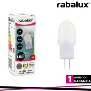 Lampada G4 LED 12V 2W Luce natura 140 Lumen