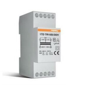 Trasformatore 12/24V 15VA 2 Moduli DIN