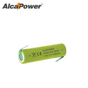 Batteria 18650 3,7V 3000mAh con Terminali a Saldare