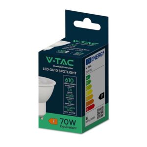 Lampada Led 7,5W GU10 120° Luce Natura 610 Lumen