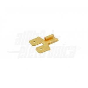 Adattatore da Presa faston 6,3mm a due Spine faston 6,3mm