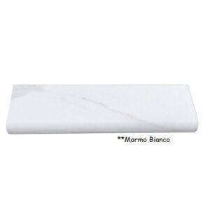 Battiscopa per Pavimento in SPC CDL Marmo Bianco