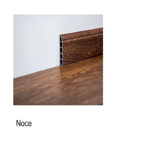 Battiscopa per Pavimento in SPC Noce