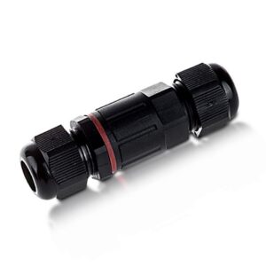 Raccordo di Derivazione Nero con Pressacavo IP68