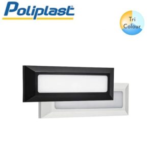 Segnapasso da Parete LED 4w Tricolor Con cover Bianca e Nera SOLEIL