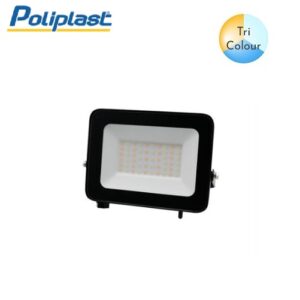 Proiettore Led 50W Tricolor SLIM 4600 Lumen Nero Dafne