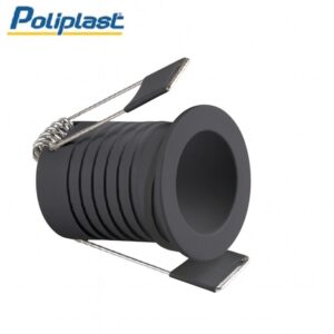 Mini Spot Led 3,5w 300 Lumen 230V IP54 Rotondo Nero Ambra Natura