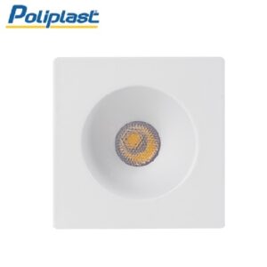 Mini Spot Led 3,5w 300 Lumen 230V IP54 Quadrato Bianco Nerina Natura