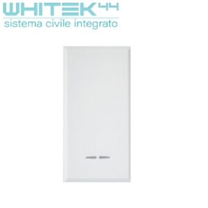 Pulsante 1P 10A Illuminabile Whitek