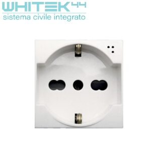 Presa Schuko Universale Whitek