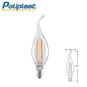 Lampada LED Filamento Fiamma E14 5W Natura 550 Lumen