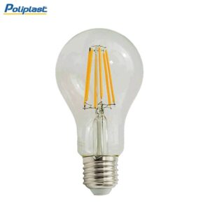 Lampada Goccia A70 LED a Filamento E27 10w Luce Natura 1500 Lumen