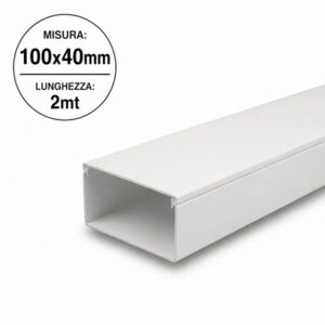 Canale 100x40 Bianco ECO
