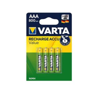 Batteria MiniStilo Ricaricabili 800mAh 4pz