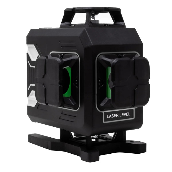 Livella laser verde 4D a 360° con inclinometro e valigetta – autolivellante professionale con linee verdi ad alta visibilità per lavori di precisione