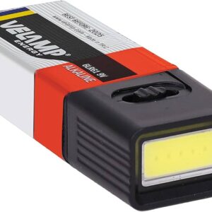 Torcia LED con batteria 9V Inclusa