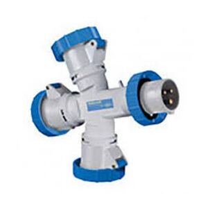 Adattatore CEE 1 Spina 2P+T a 3 Prese 2P+T IP67