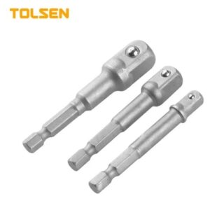 Set 3pz Adattatore Attacco Esagonale per Chiavi a Bussola