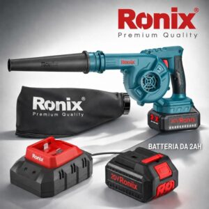Soffiatore a batteria 20v con batteria inclusa da 2ah