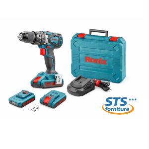 Trapano Brushless 20V 13mm 55nm + 2 Batterie 2Ah