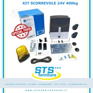 CAME BXL - KIT Automazione Scorrevole Connect BXL 400Kg 24V