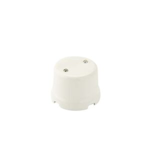 Scatola Derivazione Porcellana Diam. 71mm h. 54mm Bianco