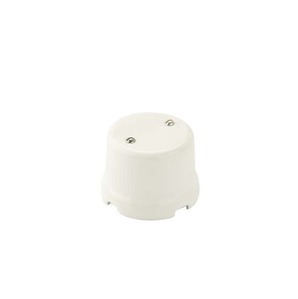 Scatola Derivazione Porcellana Diam. 71mm h. 54mm Bianco