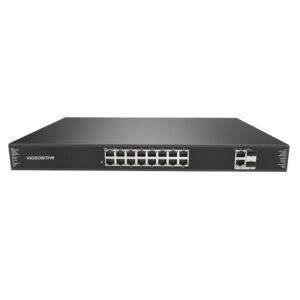 Switch 16 Porte POE 10/100 + 2 Porte Gigabit + 2 SFP