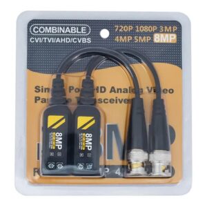 Coppia Video Balun Passivo 4K
