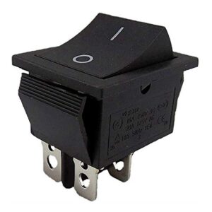 Interruttore Basculante Nero 6A/230V 