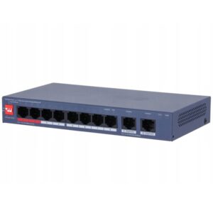 Switch 8 Porte POE 10/100 + 2 Porte  Uplink Gigabit