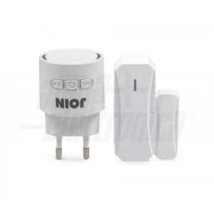 Kit campanello wireless bianco con sensore porta/finestra
