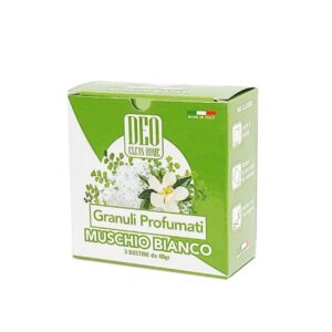 Granuli Profumati Scatola da 3 Bustine 40gr Muschio Bianco