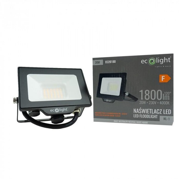 Proiettore 20w LED NL-1 Natura 1800 Lumen
