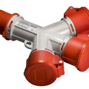 Moltiplicatore 1 Spina 3p+N+T 16A a 3 Prese 3P+N+T 16A IP44