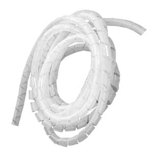 Spiralina Avvolgi Cavo Bianca 4x6x7mm *(prezzo mt)