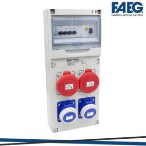 Quadro ASC 2 Prese 2P+T 16A+1 3P+T16A+ 1 3P+N+T16A IP67