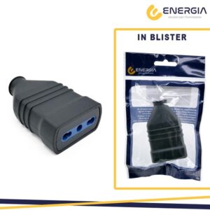 Presa Antischiacciamento 10/16A 2P+T in PVC