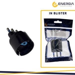 Adattatore Schuko 16A Nero